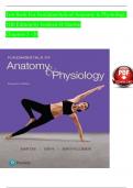 Test Bank For Fundamentals of Anatomy & Physiology, 11th Edition by Frederic H Martini Chapters 1 - 29
