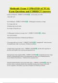 Medicaid   Bundled Exam Questions WITH  CORRECT Answers