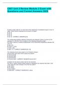 C957 Unit 2 Review Module 2 Exam with Questions and Correct Answers 2025&period;