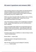 IHI exam 4 questions and answers 2024