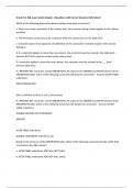 Oracle 12c SQL Joan Casteel chapter 4 Questions with Correct Answers Fully Solved 