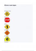 illinois road signs questions and answers