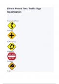 Illinois Permit Test Traffic Sign Identification