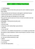 2025 Final Exam MDC 1&comma; MDC 1 FINAL EXAM Actual Exam Qs & Ans to Pass the Exam&comma; 100&percnt; Verified - PDF Rasmussen