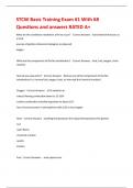STCW Basic Training Exam &num;1 With 68 Questions and answers RATED A&plus; 