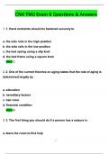 2025 CNA TMU FINAL EXAM 6 Actual Qs & Ans to Pass the Exam&comma; 100&percnt; Verified - PDF