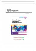 Test Bank for Introduction to Clinical Pharmacology 11th Edition&lpar;Visovsky&comma; 2024&rpar;All Chapters latest Guide
