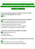 2025 Washington CNA State Nurse Delegation Practice Final Exam Actual Qs & Ans to Pass the Exam&comma; 100&percnt; Verified - PDF