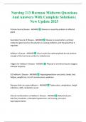 Nursing 213 Harmon Midterm Questions And Answers With Complete Solutions &vert; New Update 2025