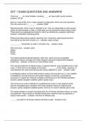 CKT 1 EXAM QUESTIONS AND ANSWERS