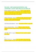  NM ES3J - DETAILED QUESTIONS AND ANSWERS LATEST 2025-2026 EXAM UPDATE