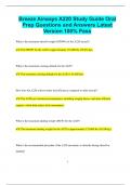 Breeze Airways A220 Study Guide Oral Prep Questions and Answers Latest  Version 100&percnt; Pass