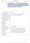 &lpar;OLD&rpar; MOCK EXAM 1 &lpar;SY0-601&rpar; ACTUAL EXAM LATEST  VERSION ACTUAL EXAM COMPLETE QUESTIONS  AND CORRECT DETAILED ANSWERS &lpar;VERIFIED  ANSWERS&rpar; &vert;ALREADY GRADED A&plus;
