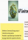 AP environmental science&colon; Ecosytems 