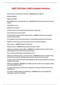 AGET 354 Exam 2 With Complete Solutions 