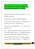 Internachi Florida State Exam Prep  2025&sol;2026 Exam Questions Marking  Scheme New Update &vert; A&plus; Rated