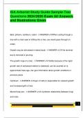 ISA Arborist Study Guide Sample Test  Questions 2024&sol;2025 Exam All Answers  and Illustrations Given 