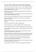 FIN 420 FINAL EXAM QUESTIONS AND ANSWERS