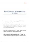 Herniated Discs Verified Answers &lpar;2025&rpar;&excl;&excl;