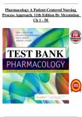 Pharmacology&colon; A Patient-Centered Nursing Process Approach&comma; 11th Edition By Mccuistion With Verified Questions And Answers