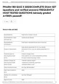 PHARM 180 QUIZ 5 &vert;2025&vert;COMPLETE EXAM SET &lpar;questions and verified answers&rpar; FREQUENTLY MOST TESTED QUESTIONS &vert;already graded A&plus;&vert;100&percnt; passed&excl;&excl;
