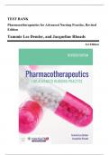 Test Bank - Pharmacotherapeutics for Advanced Nursing Practice&comma; Revised Edition&comma; 1st Edition &lpar;Demler&comma; 2020&rpar;&comma; Chapter 1-14 &vert; All Chapters