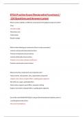 EFDA Practice Exam &lpar;Restorative Functions&rpar; 126 Questions and Answers Latest&period;