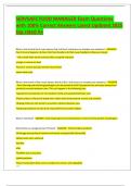 SERVSAFE FOOD MANAGER Exam Questions with 100- Correct Answers Latest Updated 2025 top rated