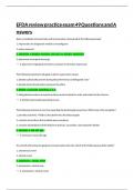 EFDA review practice exam 49 Questions and Answers&period;