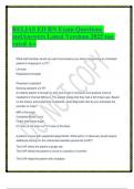 RELIAS ED RN Exam Questions andAnswers Latest Versions 2025 top rated A&plus;