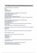 The Meat we Eat -Exam 4 Questions and Answers&period;