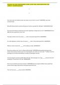 INDIANA FOR HIRE ENDORSEMENT EXAM LATEST REAL EXAM 100&plus; QUESTIONS AND CORRECT ANSWERS&vert;AGRADE