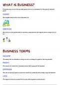 basic things about business