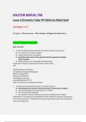 SOLUTION MANUAL FOR  Issues in Economics Today 10th Edition by Robert Guell All Chapter 1-47