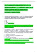 ATI PHARMACOLOGY PROCTOR ATI PN  PHARMACOLOGY EXAM  QUESTIONS WITH  VERIFIED AND 100&percnt;GUARANTEED  ANSWERS&vert;GRADED A&plus;&vert;   