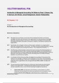 Solution Manual for  Introduction to Managerial Accounting 7th Edition by Peter C&period; Brewer&comma; Ray H&period; Garrison&comma; Eric Noreen&comma; Sureṣh Kalagnanam&comma; Ganesh Vaidyanathan All Chapters 1-14