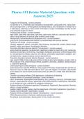 Pharm ATI Retake Material Questions with Answers 2025