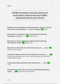 NCCER  INSTRUMENTATION EXAM QUESTIONS WITH CORRECT VERIFIED SOLUTIONS 100&percnt; GUARANTEED PASS &lpar;LATEST UPDATE