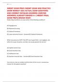 NREMT EXAM PREP&sol; NREMT EXAM AND PRACTICE EXAM NEWEST 2025 ACTUAL EXAM QUESTIONS AND CORRECT DETAILED ANSWERS &lpar;VERIFIED ANSWERS&rpar; ALREADY GRADED A&plus;&vert; NREMT FINAL EXAM PREP&vert;&vert; BRAND NEW&excl;&excl;