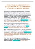 PCHA FINAL EXAM 2025 NEWEST QUESTIONS AND DETAILED CORRECT ANSWERS &vert; A&plus; GRADE 2025-2026
