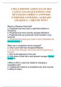 CHIA CERTIFICATION EXAM 2025 LATEST EXAM QUESTIONS AND DETAILED CORRECT ANSWERS &lpar;VERIFIED ANSWERS&rpar; &vert; ALREADY GRADED A&plus; &vert;&vert; BRAND NEW&excl;&excl;