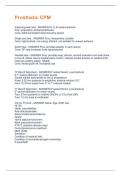 Prosthetic CPM Questions and Answers&vert;100&percnt; Correct&vert;Latest 2025 Update with complete solutions