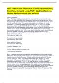 swift river &lpar;Arthur Thomason&comma; Charlie Raymond&comma;Dotty Hamilton&comma;Hildegard Lowe&comma;Wight Goodman&comma;Ramona Stukes&rpar; Exam Questions and Answers