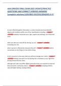 AAA DRIVERS FINAL EXAM 2025 UPDATE&sol;PRACTICE  QUESTIONS AND CORRECT VERIFIED ANSWERS  &lpar;complete solutions&rpar; ASSURED SUCCESS&sol;GRADED A&plus;&excl;&excl;&excl; 