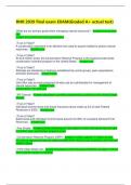 RNR 2039 final exam EXAM&lpar;Graded A&plus; actual test&rpar;