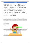 FSU REE4204 Exam 3 Sirmans  Exam Questions and ANSWERS  WITH DETAILED RATIONALES  GRADED A&plus; GUARANTEED PASS  ACE YOUR EXAM 