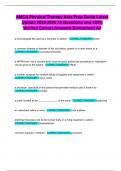 AMCA Physical Therapy Aide Prep Guide Latest Update 2025-2026 75 Questions and 100&percnt; Verified Correct Answers Guaranteed A&plus;