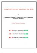 Test Bank Comprehensive Assurance & Systems Tool Computerized Practice Set 4th Edition by Laura Ingraham&comma; All Chapters 