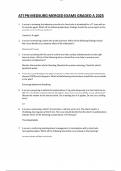 ATI PN MEDSURG MERGED EXAMS GRADED A 2025V