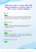 CBSI Exam Guide V1 &lpar;Latest 2025&sol; 2026 Update&rpar; Questions & Answers&vert; Grade A&vert; 100&percnt; Correct &lpar;Verified Solutions&rpar;